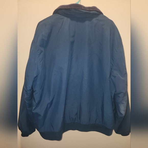 Vintage Blue LLBean Insulated Warm Up Jacket Mens Size Large *🔥VERY WARM🔥* - Picture 3 of 6
